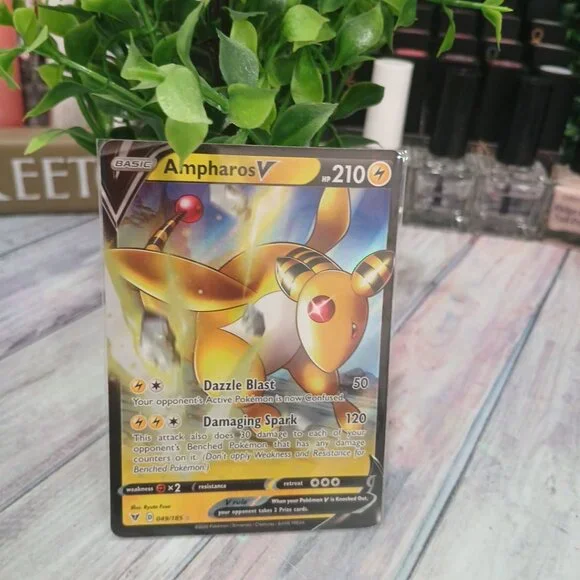 Pokemon Card Ampharos V - Picture 1 of 4